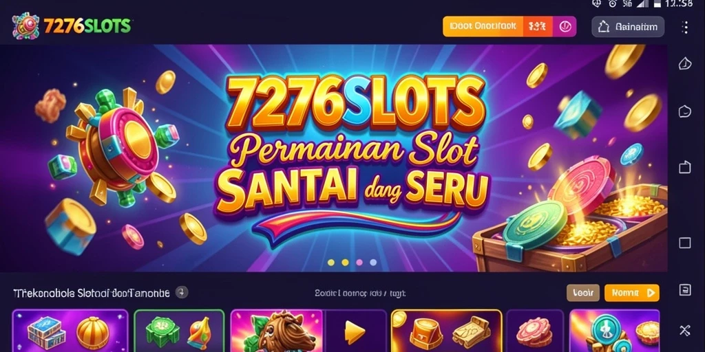 Screenshot gameplay 7276SLOTS menampilkan keseruan permainan slot.