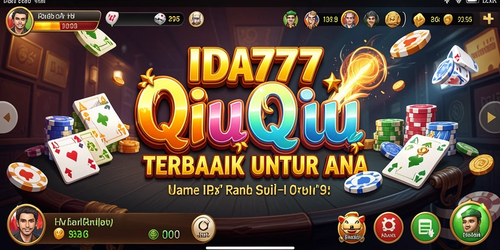 Tampilan menarik dari gameplay QiuQiu IDA777.