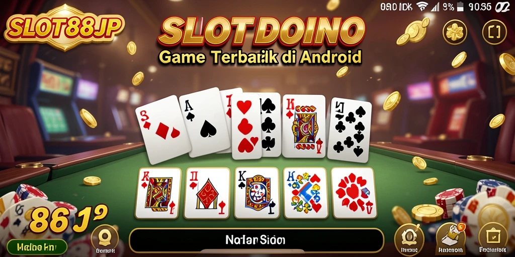 Screenshot utama SLOT88JP menampilkan gameplay seru dalam permainan Domino.